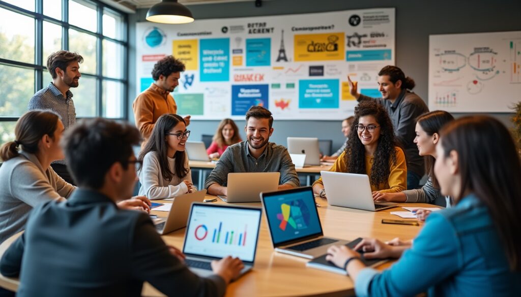 explorez les défis et opportunités de la communication et du marketing digital à l'iscom. découvrez comment cette école prépare les futurs professionnels aux exigences du marché numérique, avec des formations innovantes et des projets concrets.