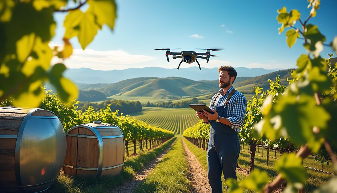 découvrez comment paul-antoine mondoloni, à sartène, allie l'art ancestral de la viticulture aux innovations numériques pour créer des vins d'exception. un mariage parfait entre tradition et modernité !
