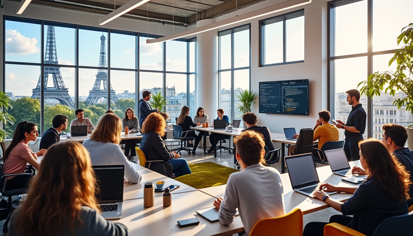 découvrez les métiers du numérique avec pariscode, une plateforme dédiée à l'apprentissage des compétences digitales. formations innovantes, encadrement professionnel et accès à un réseau d'experts vous attendent pour réussir votre carrière dans le secteur numérique.