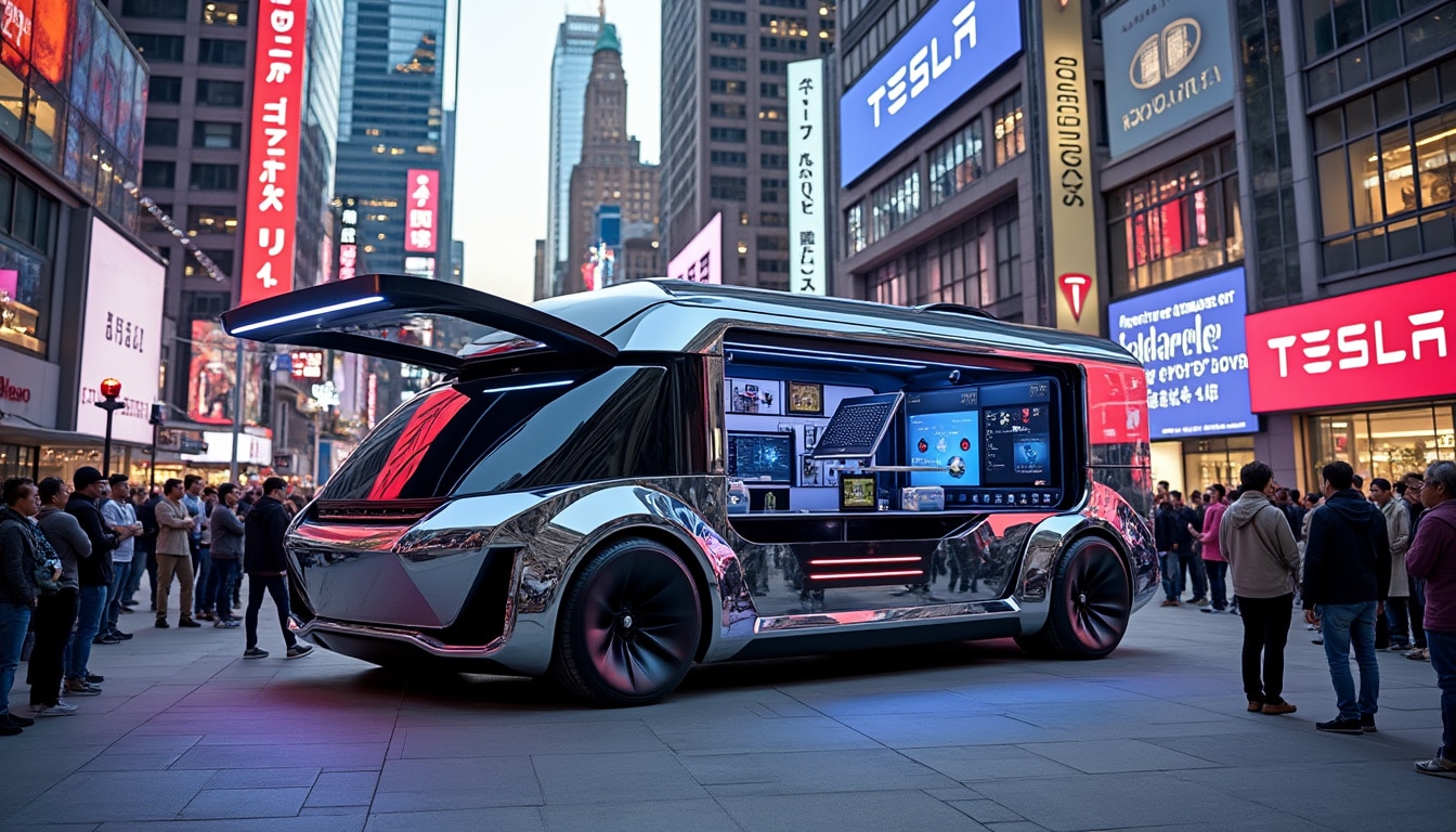 découvrez comment le cybertruck de tesla sert de vitrine ambulante pour la marque, illustrant une stratégie marketing audacieuse qui attire l'attention et suscite l'engouement. plongez dans l'univers innovant de tesla et sa façon unique de promouvoir ses véhicules électriques.