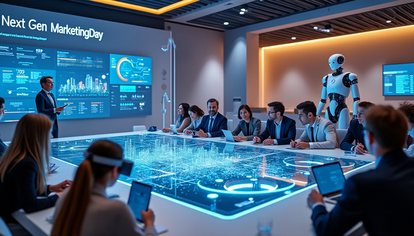découvrez comment l'intelligence artificielle transforme le marketing lors du next gen marketing day. rejoignez-nous pour explorer les stratégies innovantes qui façonnent un avenir intelligent et connecté.