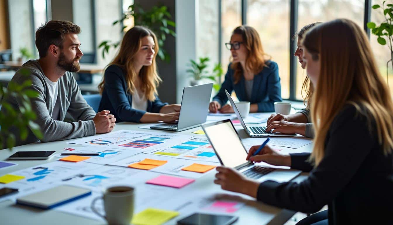 Illustration: Les piliers d’une stratégie de marketing digital B to B performante