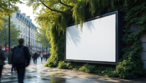 Intégrer le végétal dans l'affichage urbain : enjeux et solutions