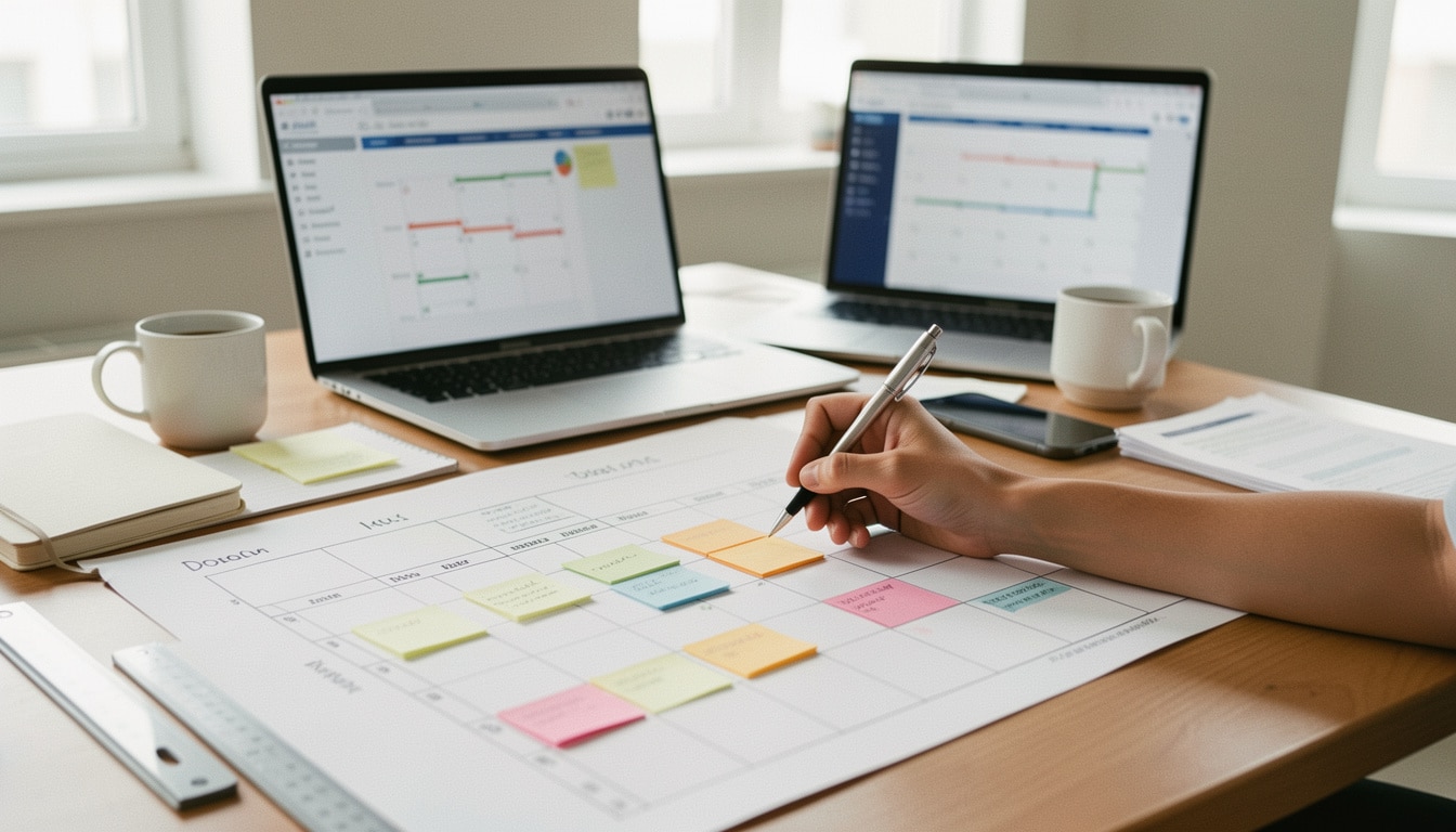 Comment construire un rétroplanning clair et réaliste